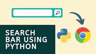 Search bar in python | Tech Projects | How to create search bar in python | Python Programming