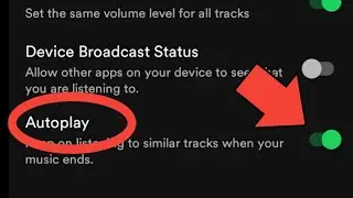 How To Off/On Auto Play In Spotify | Spotify On Off Auto Play