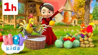 El pollito 🐥 | Canciones con Animales para Niños | HeyKids - Canciones infantiles