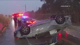 Tropical Storm Hilary causes havoc on LA County roads