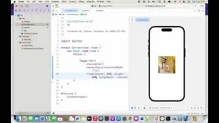 How to make a SwiftUI Image view resemble a profile picture: Circle an image with an outside stroke