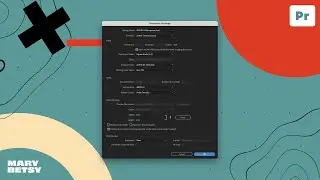 Premiere Pro: Beginner Basics #2 → Sequence settings