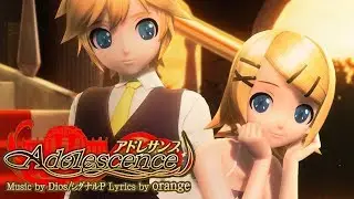 [60fps Full風] アドレサンス Adolescence - 鏡音リンレン Kagamine Rin Len DIVA English Romaji PDA FT