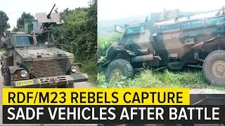 SADC Troops in Congo battle, lose their MRAP Vehicles to Rwandan troops.