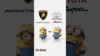 Lamborghini VS Toyota Supra  minion style