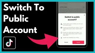 How To Switch TikTok Account From Private To Public | Simple And Easy (2024)