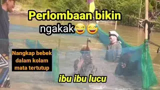 Perlombaan ibu-ibu bikin ngakak penonton