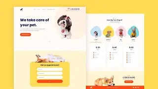 🐶 Build A Dog Grooming Website Using React JS And Tailwind CSS