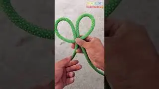 DIY. Простой узел. Уздца для лошади из веревки. Веревка дома. Просто и удобно. Лайфхак. 