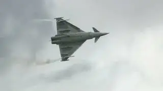 Italian Air Force 311 Gruppo Volo - Eurofighter Typhoon F-2000A at RIAT Air Tattoo 2023.