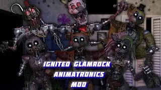 Ultimate Custom Night - Ignited Glamrock Animatronics (Mod)