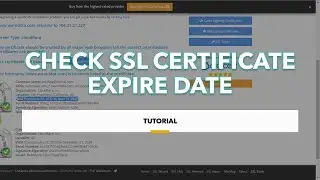 How to Check SSL Cert Expiration Date