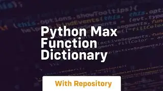 python max function dictionary