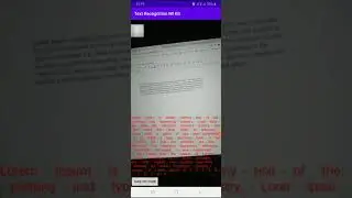 Android Camera Text Recognition using ML Kit {Source Code}