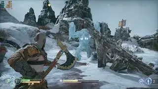 God of War (PC) - Kratos vs Ice Ancient - RTX 3060 6Go@UltraSettings & DLSS ON (Quality mode)