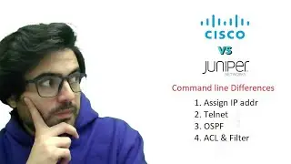 Juniper and Cisco Command Line Differences