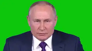 Vladimir Putin Green Screen (Putin Speech in English Naration) 4K