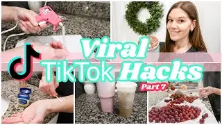 MORE VIRAL TIKTOK HACKS | TESTING VIRAL TIKTOK CLEANING + LIFE HACKS PART 7 | CLEANTOK