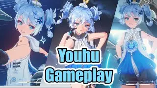 Youhu Gameplay Animations + with All Attack Variations - Wuthering Waves