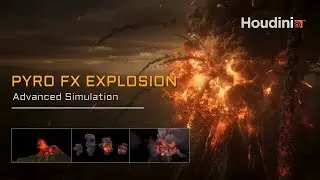 2021 Houdini FX Reel | Cinematic Volcano Eruption | Advanced Pyro Simulation