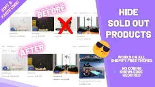 Shopify | How to hide out of stock products on Shopify | Dawn & Free Themes