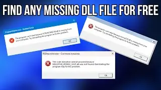 How to Find ANY missing DLL file for Completely FREE & FAST