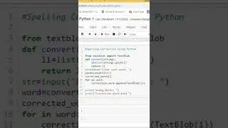 Check Spelling Using Python