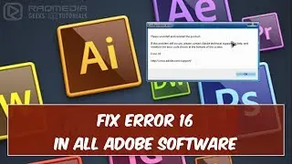 Fix Error 16 In Adobe Software [Updated]