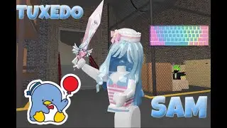 PLAYING MM2 AS TUXEDO SAM *KEYBOARD ASMR*