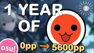 My 1 Year of osu! Taiko Improvement (2022➜2023)