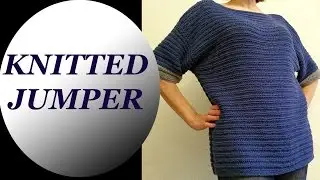 Stylish knitted jumper