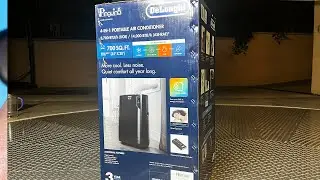 Delonghi Penquino Portable Air Conditioner Unboxing