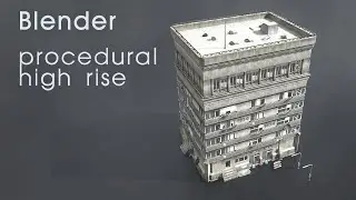 Blender: Procedural building with geometry nodes