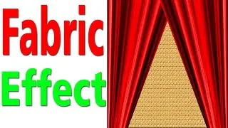 Creating Fabric Effect in adobe Photoshop | Fabric fold in Photoshop | By Zeegoals