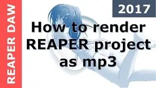 Render to mp3 from REAPER DAW with LAME codec