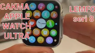 ÇAKMA APPLE WATCH ULTRA  (lemfo seri 8 ultra smartwatch)#smartwatch