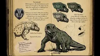 ARK SURVIVAL EVOLVED Anteosaurus Creature Design Showcase