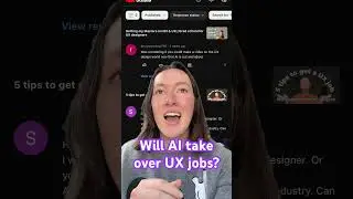 Will AI take over UX jobs? #uxdesign #ai #uxtrends #ux #userexperience