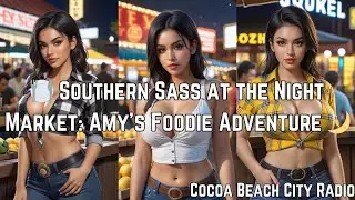 Southern Sass at the Night Market: Amys Foodie Adventure AI Lookbook