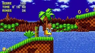 Ray Mania in GHZ into the Sonic-Verse | Sonic Mania Mods Walkthrough