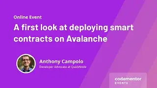 A first look at deploying smart contracts on Avalanche | Anthony Campolo from Quicknode