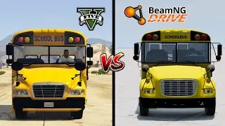 GTA 5 SCHOOL BUS VS BEAMNG DRIVE SCHOOL BUS - WHICH IS BEST?