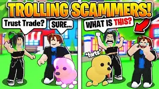 Trolling a SCAMMER in Adopt Me! CATCHING SCAMMERS! (Roblox Adopt Me)