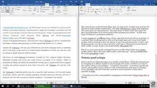 How to View Two Documents Side-by-Side in Word