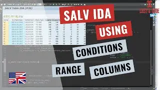 SALV IDA - Using Conditions, Ranges - Select Columns [english]