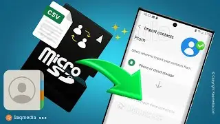 How to Import the Contacts in VCF File to Android Phone 📲 Samsung vCard Import Transfer Data