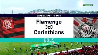 Gols, Flamengo 3 x 0 Corinthians - Brasileirão 19/11/2017