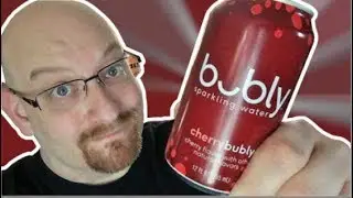 IT'S SO BUBLY ! Carbonated Flavored Water Taste Test Product Review Cherry Bubly Bubbly