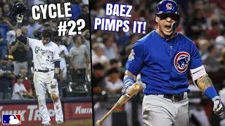 Christian Yelich SECOND Cycle? Javier Baez Absolutely PIMPS No Doubt Home Run! MLB Recap