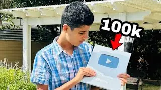 Silver 100,000 Subscriber Play Button